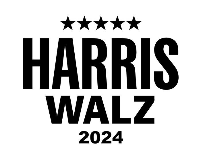 Harris-Walz 2024 logo design